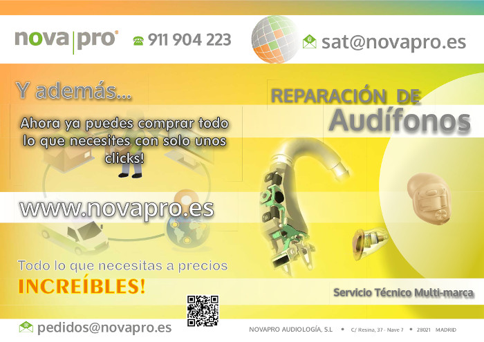 Tienda Online y Servicio Asistencia Técnica Audífonos de NovaPro